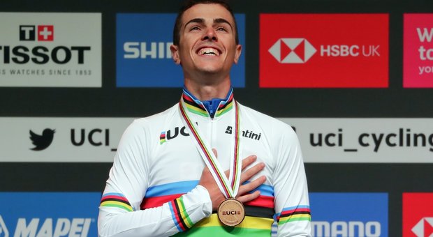 Samuele Battistella campione del mondo ai Mondiali di ciclismo Under 23