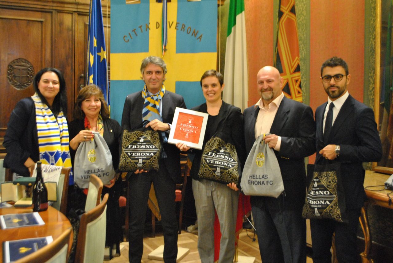 Dall’America per imparare il calcio dall’Hellas Verona