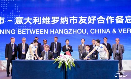 Firmato il gemellaggio tra Verona e Hangzhou