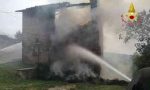 Grezzana, fulmine causa l'incendio di un fienile FOTO e VIDEO