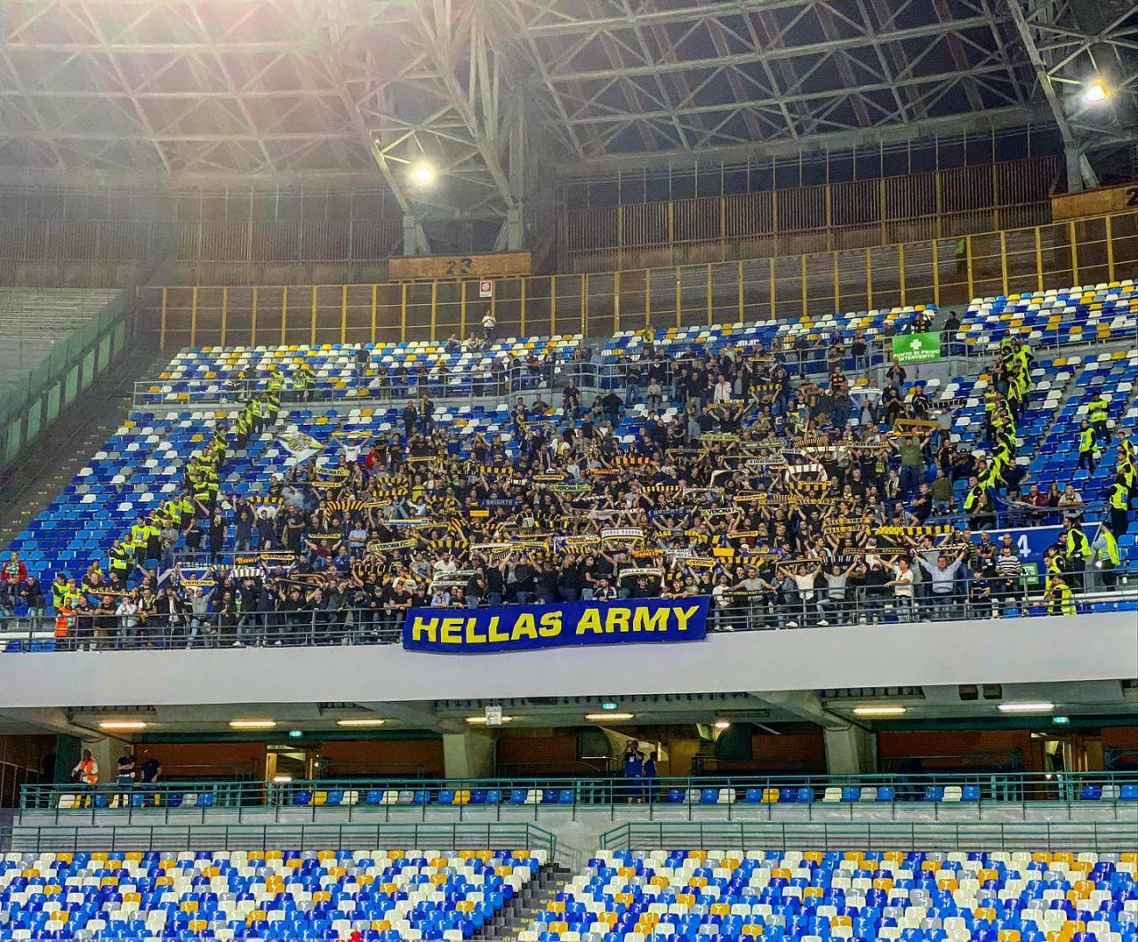 Hellas, tifosi tenuti fuori dal San Paolo