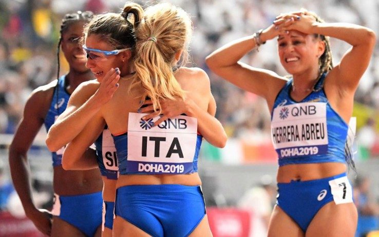 Staffetta femminile 4×100 in finale ai mondiali di Doha, due ragazze sono veronesi