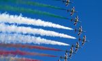 Le frecce tricolore sul lago di Garda VIDEO