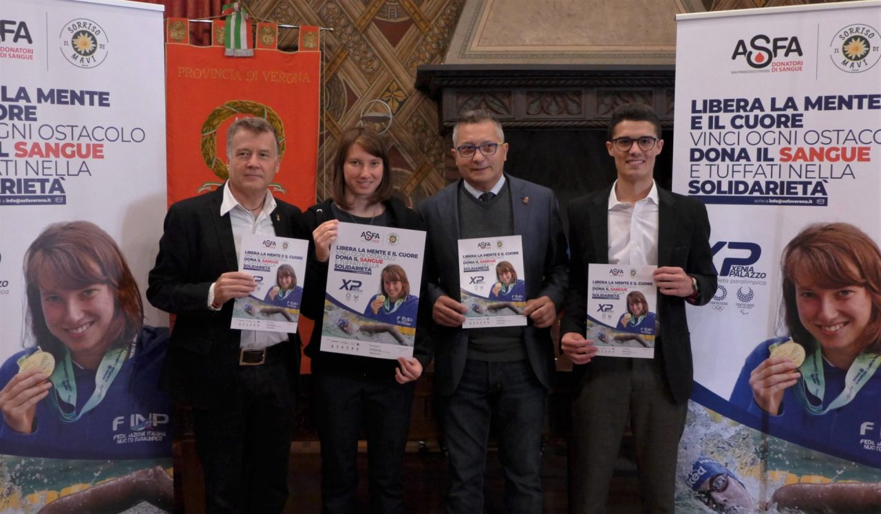 Xenia Palazzo protagonista della campagna per la donazione di sangue