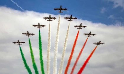 Sul lago di Garda si potrà assistere allo spettacolo delle Frecce Tricolori