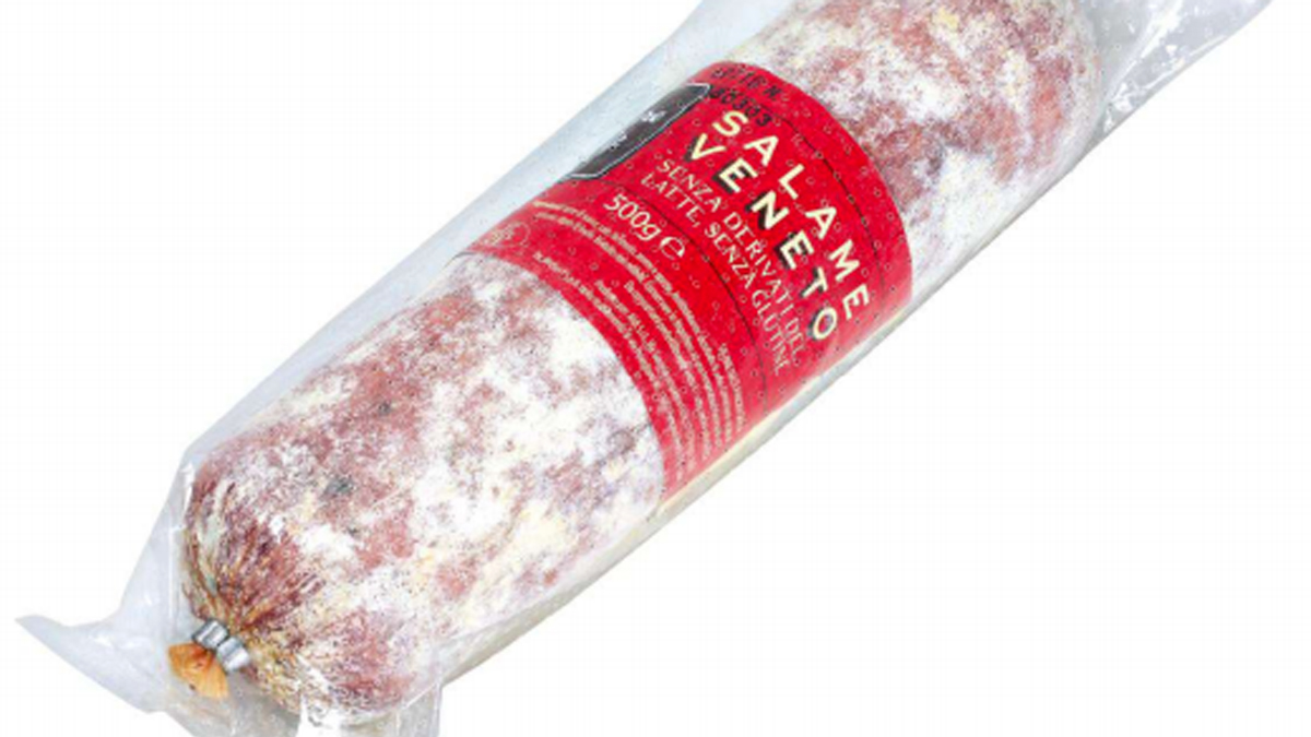 Salmonella: Aldi ritira il Salame Veneto de “Il Tagliere del Re”