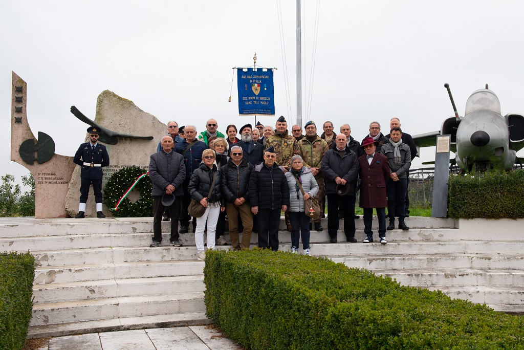 Delegazione dei Sottufficiali d’Italia in visita al 3° Stormo