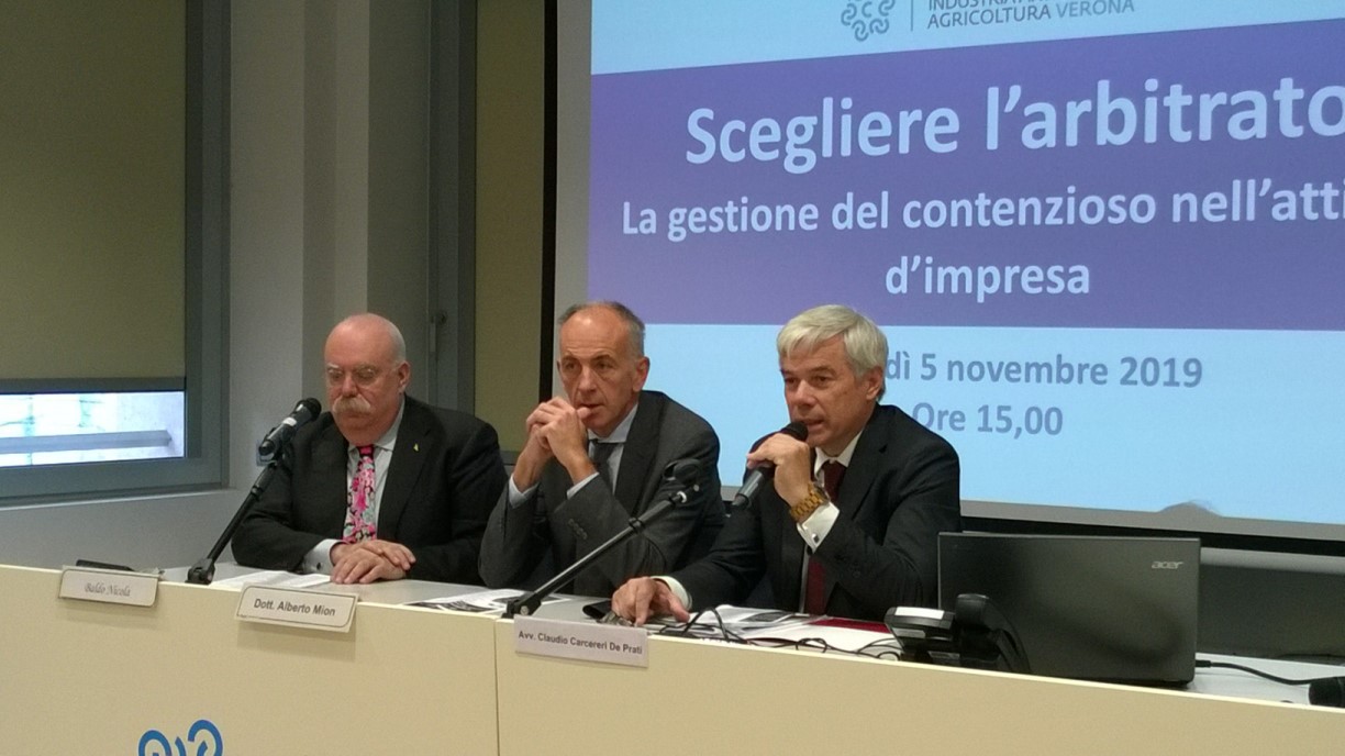 Camera di Commercio di Verona: Chi arbitra risparmia tempo e denaro