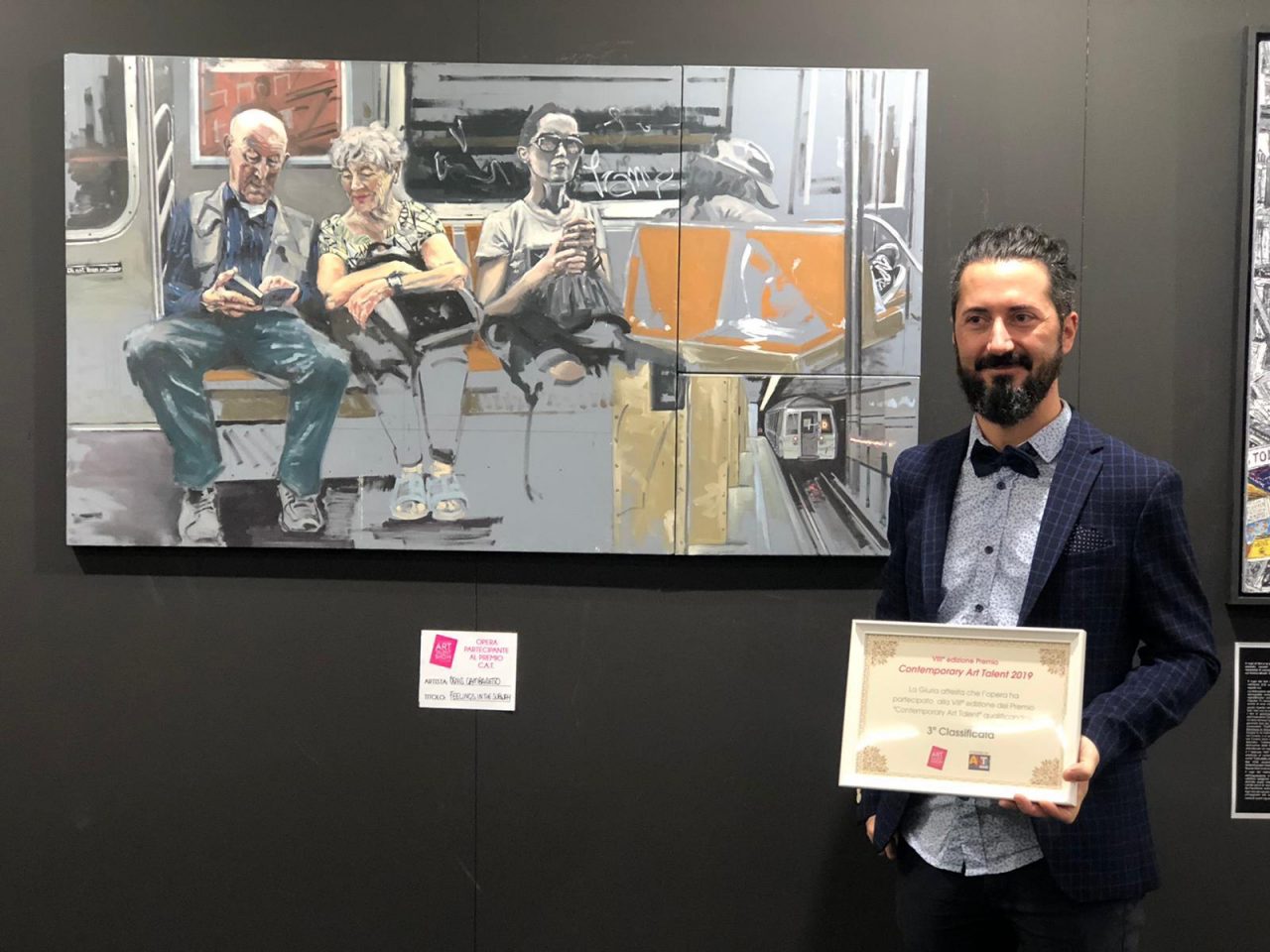 Denis Gambaretto vince il terzo premio al Contemporary Art Talent di ArtePadova