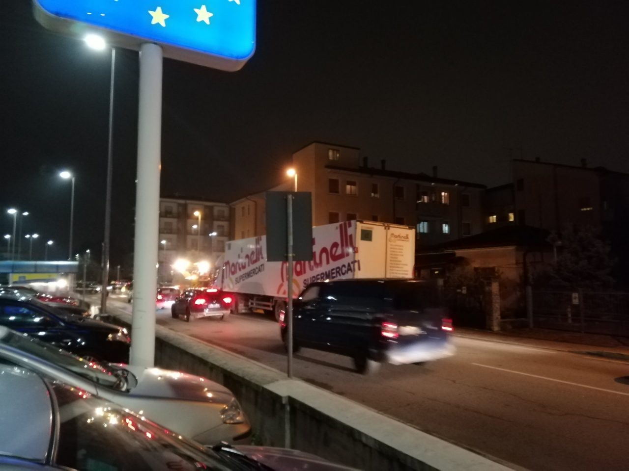 Tir in panne, traffico paralizzato a Villafranca