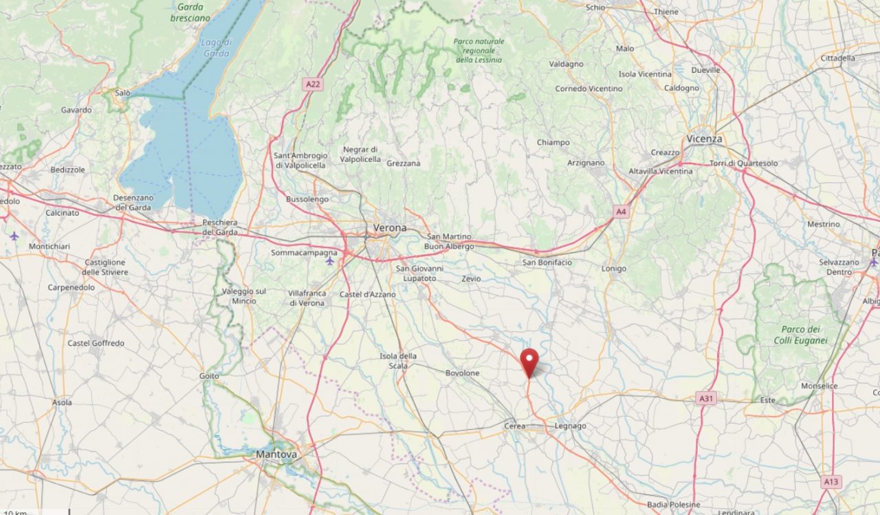 Tre scosse di terremoto avvertite nella Bassa veronese