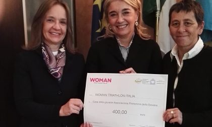 Woman Triathlon Italia ha donato 400 euro in favore delle donne in difficoltà