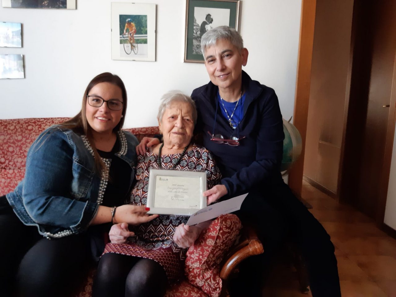 Giuliana Cavasin festeggia 100 anni