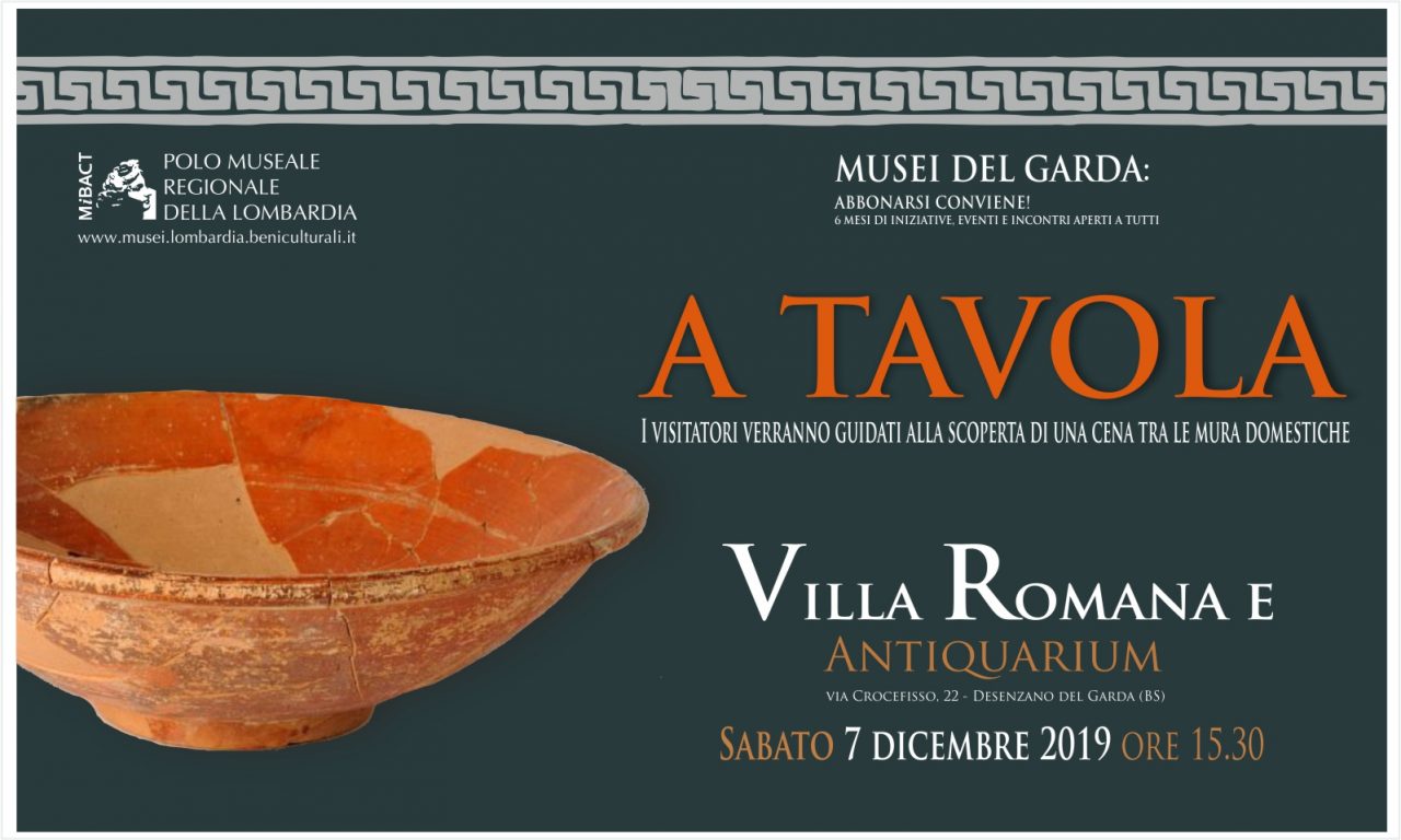 Desenzano, alla Villa Romana arriva “A tavola”
