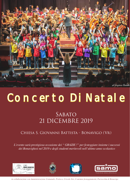 Bonavigo, sabato sera il Concerto di Natale