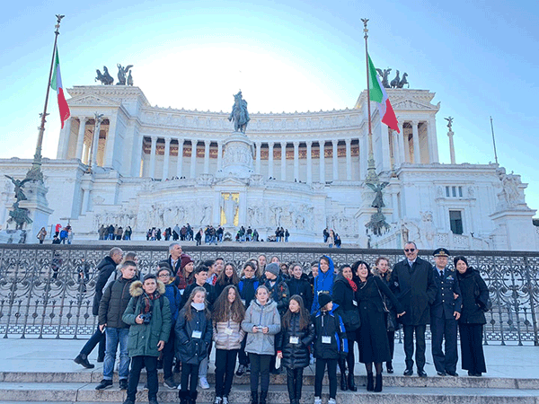 Il Consiglio Comunale dei ragazzi di Villafranca di Verona a Roma