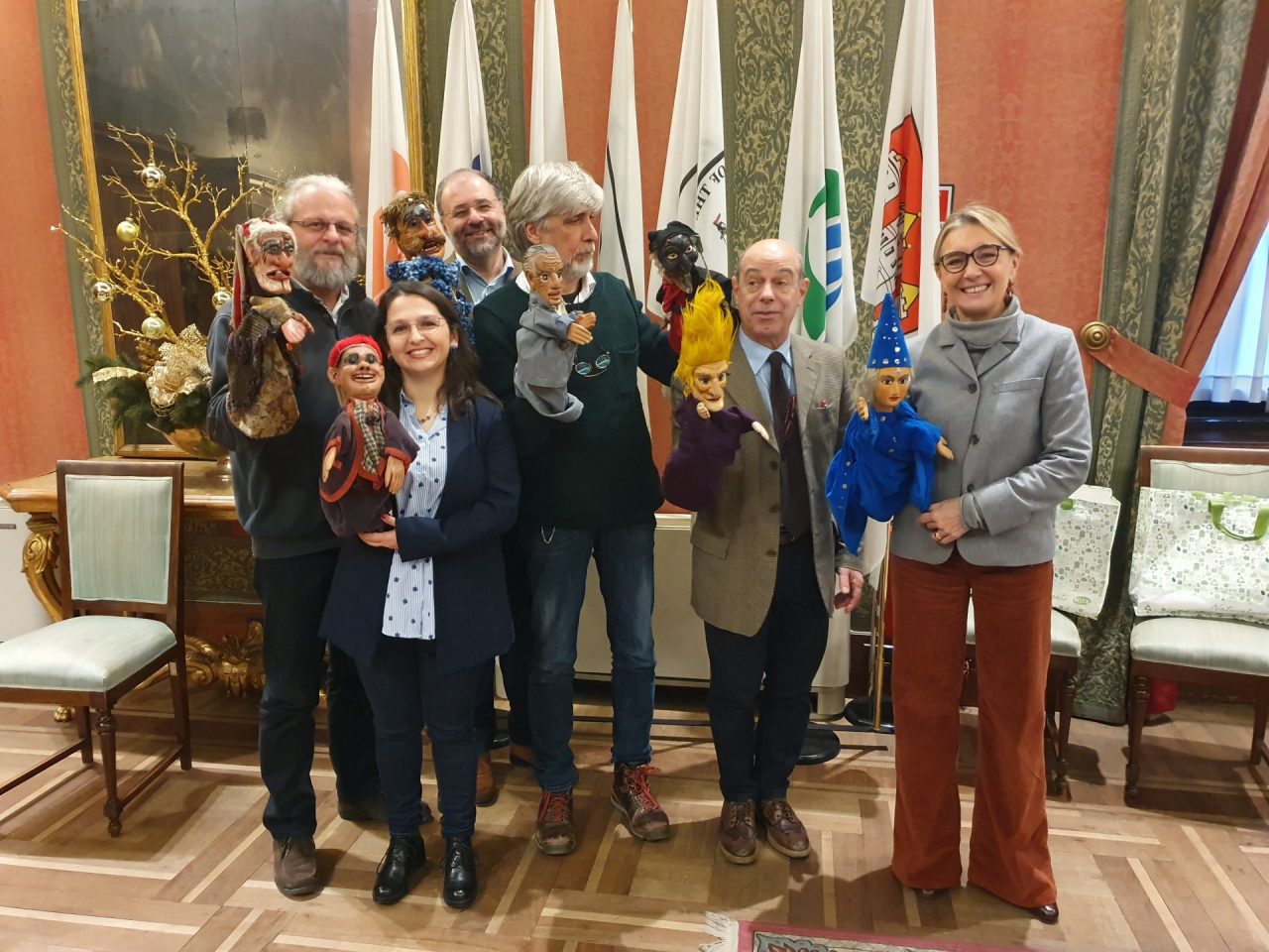 Burattini di Nino Pozzo rivivono in biblioteca