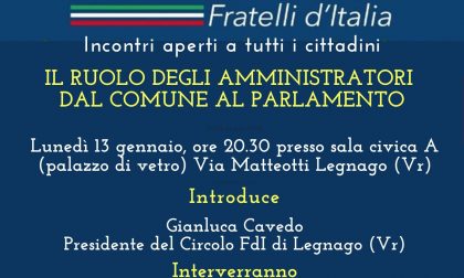 Fratelli d'Italia Legnago, al via gli incontri di formazione mensili