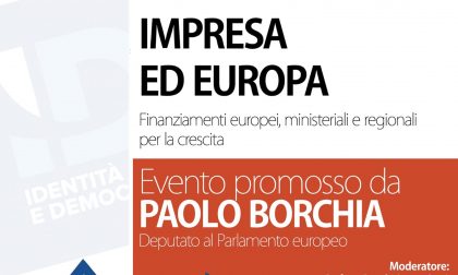 Imprese ed Europa, venerdì appuntamento con Paolo Borchia a Legnago