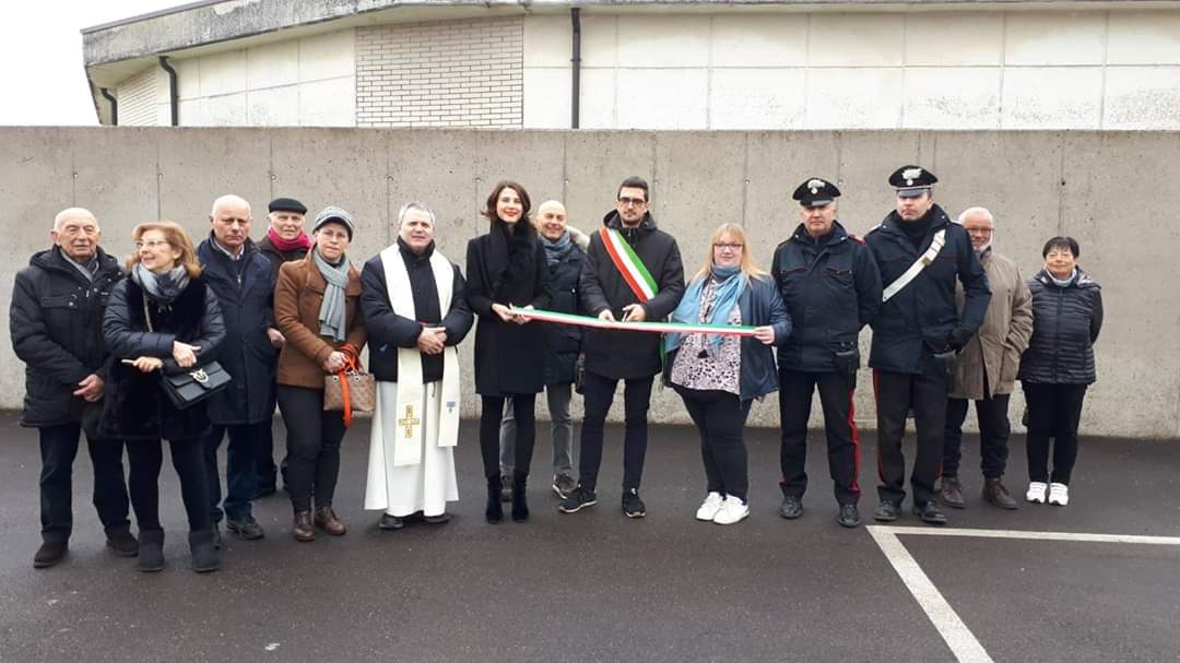 Inaugurato il nuovo piazzale del cimitero