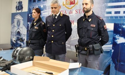 Rapina con coltello alle poste di Verona VIDEO e FOTO