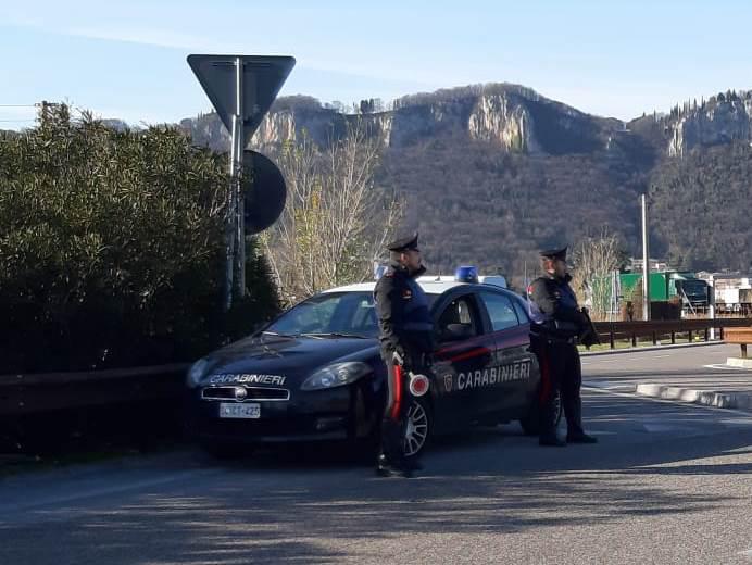 Fuga d’amore interrotta dai carabinieri, detenuto arrestato ad Affi