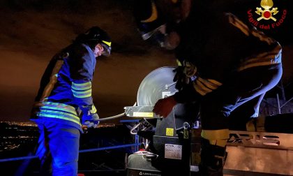 Incendio in Valpolicella, fiamme bruciano 5mila metri quadrati di bosco FOTO E VIDEO