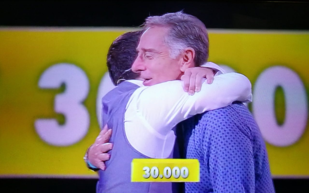 Andrea tenta la sfida ad “Avanti un Altro!” e vince 30mila euro