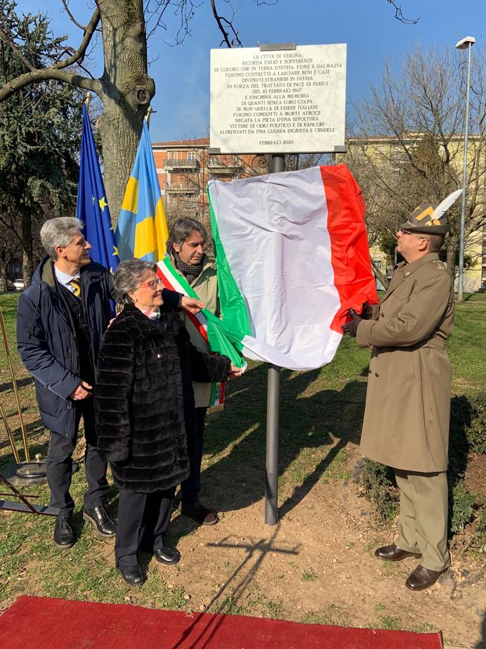 Una targa a Santa Lucia per le vittime delle foibe