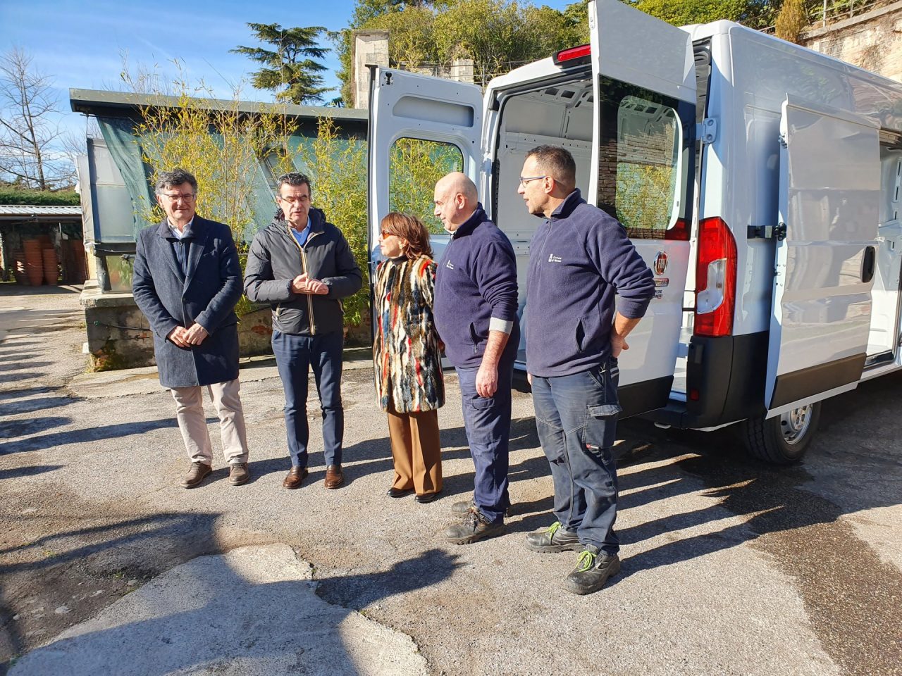 Nuovo furgone per le serre comunali