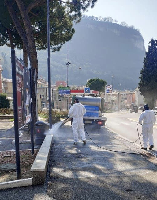 Pulizia straordinaria delle strade in molti Comuni  del Bacino Verona Nord