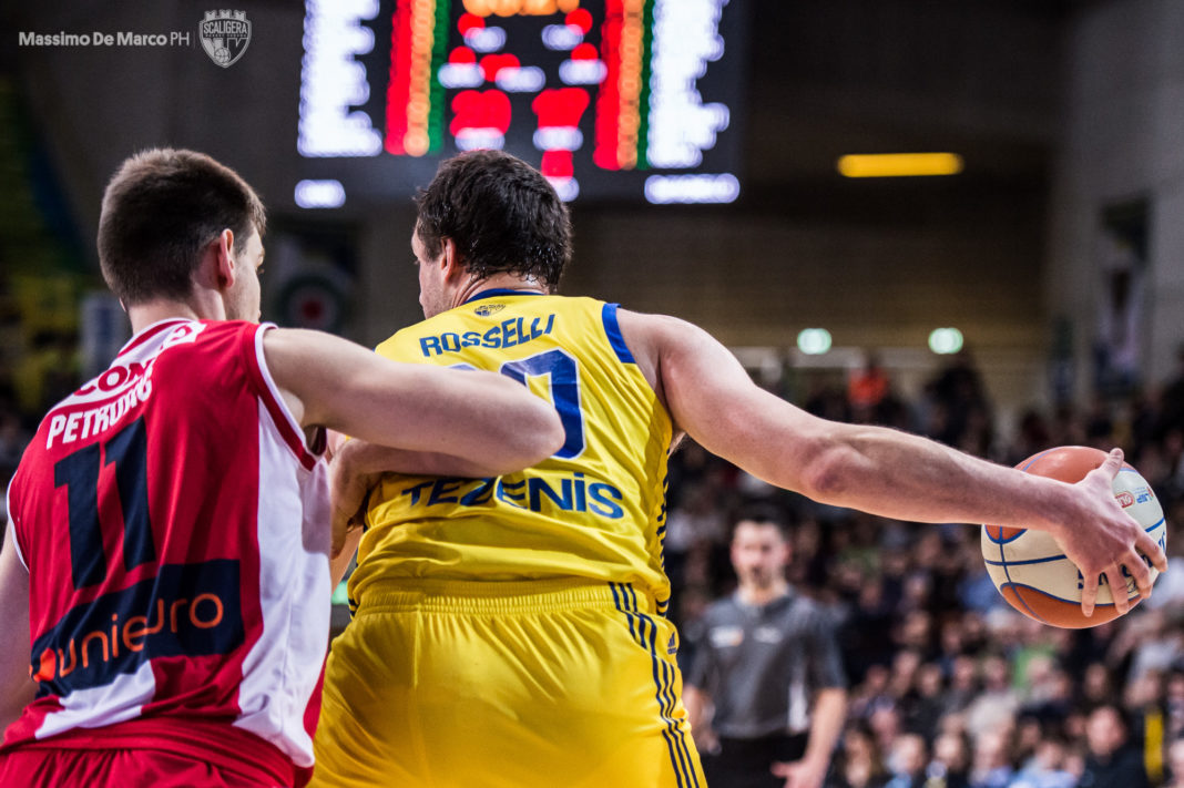 Scaligera Basket, fino al 3 aprile partite a porte chiuse