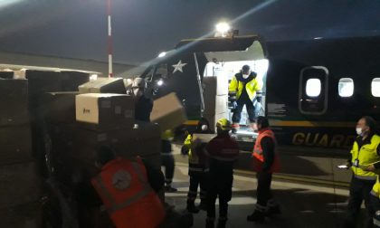 Aeroporto Catullo, ieri sera arrivate da Fiumicino 236mila mascherine