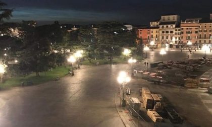 Verona deserta, Sboarina: "Grazie a tutti per il sacrificio che state facendo"