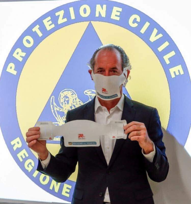 Mascherine Made in Veneto, due milioni di pezzi saranno regalati