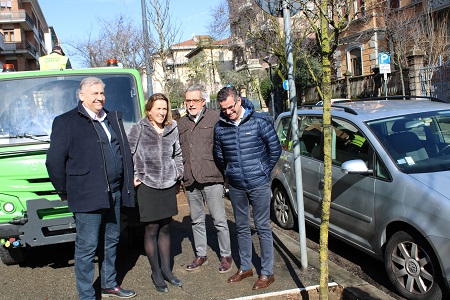 Rimossi e sostituiti circa 20 alberi pericolanti in via Nino Bixio