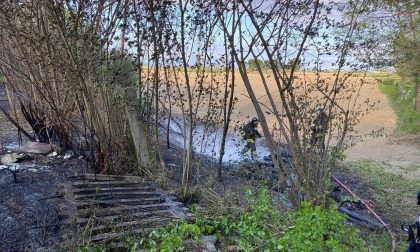 Incendio a Minerbe, alcuni cittadini costretti a rimanere in casa