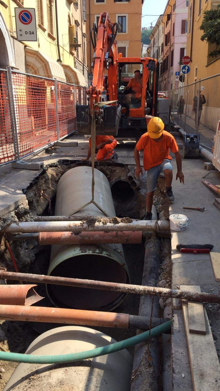 Cantiere anti allagamenti a Veronetta, da lunedì cambia la viabilità