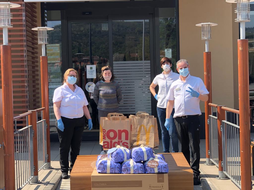 McDonald’s dona 1.000 pasti a Istituto Don Calabria di Verona