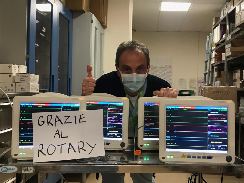 Dai Rotary di Verona 160mila euro per l’emergenza Coronavirus