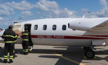 Concluso il primo trasporto di materiali sanificanti da parte dei Vigili del Fuoco