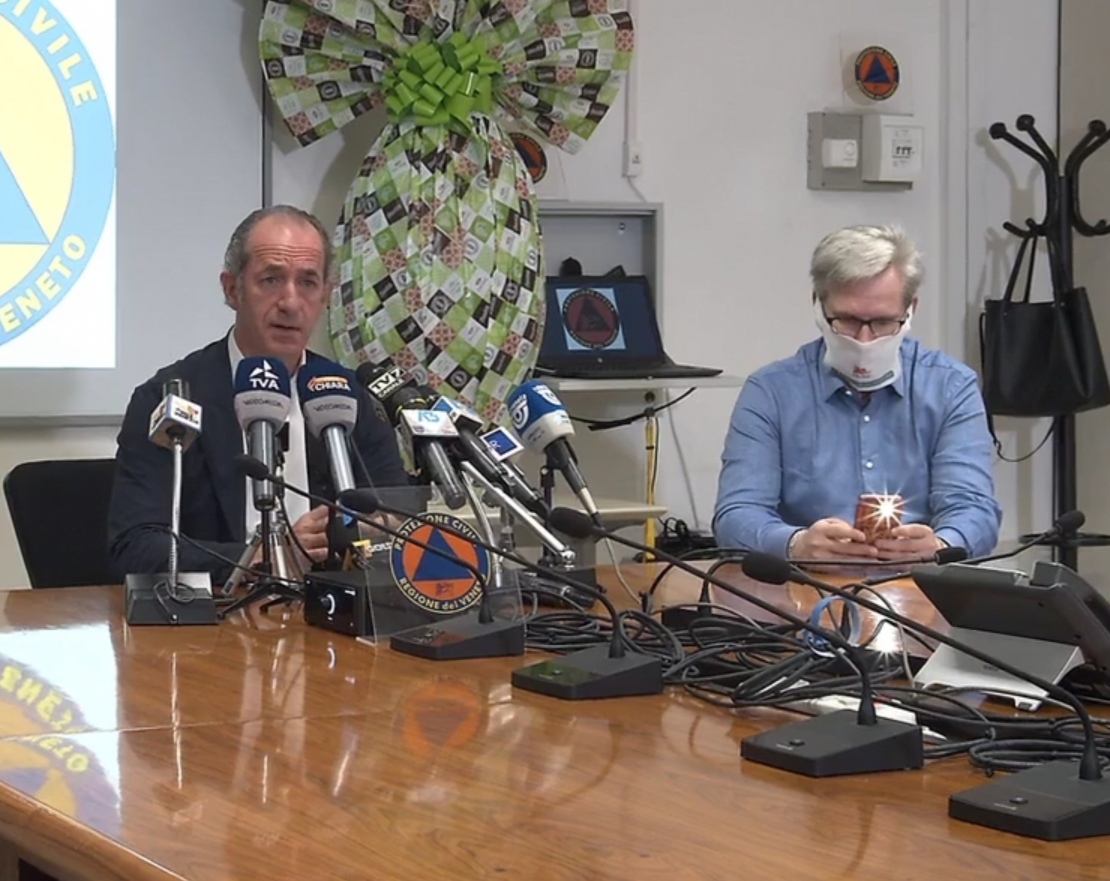 Zaia sull’ordinanza: “Non fatemi incazzare o si ritorna ai limiti precedenti”