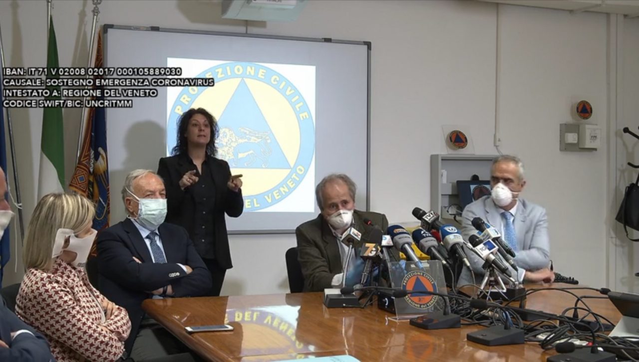 “Guerra” dei tamponi, Cristanti: “Vogliono riscrivere la storia”. Zaia ora prova a mediare