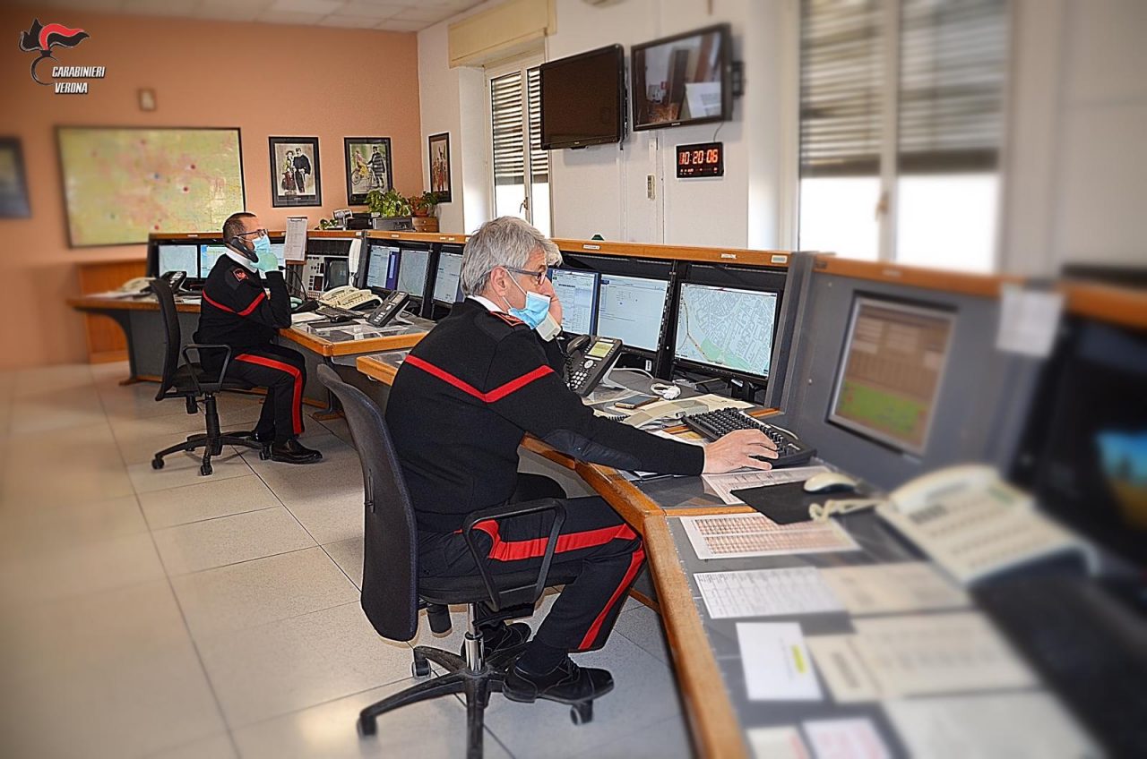 Carabinieri Verona: “Un giorno si racconterà che eravamo lì a combattere con coraggio un nemico invisibile” VIDEO