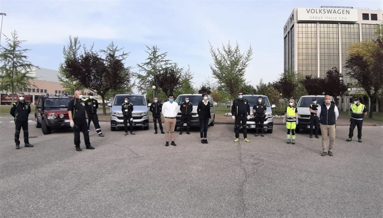Consegnati quattro nuovi mezzi per l’emergenza Covid-19 alla Protezione Civile