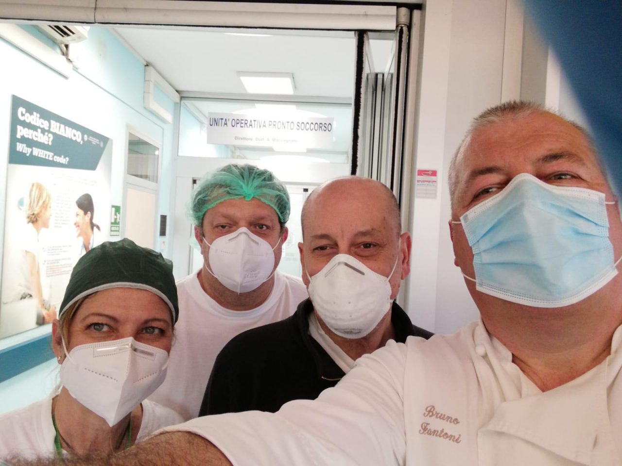 Gnocchi caldi all’ora di pranzo al pronto soccorso e Covid degli ospedali di Borgo Trento e Borgo Roma