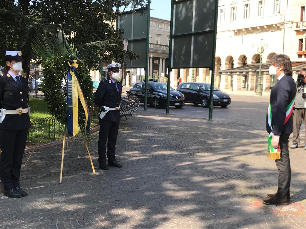 Festa 25 aprile, Sboarina: “Voglio commemorare anche tutte le vittime del Coronavirus”