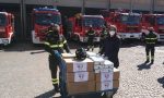 Sboarina ha consegnato 200 tute e mille mascherine ai Vigili del fuoco