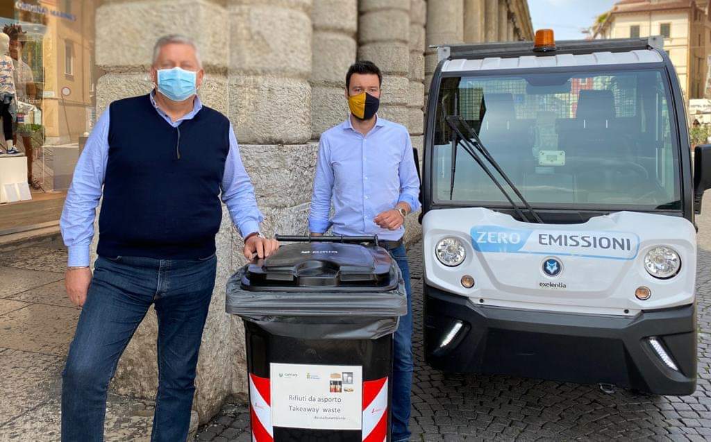 A disposizione 200 nuovi bidoni di Amia per gli esercizi di ristorazione