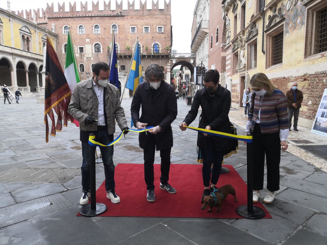 Inaugurato il rifacimento della pavimentazione di Piazza dei Signori